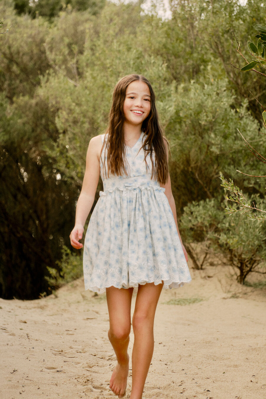 Girls Annie Floral Mini Dress