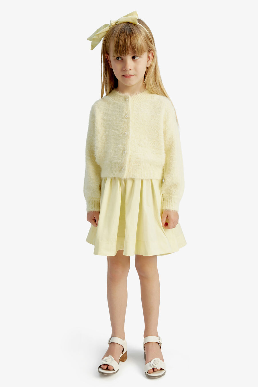 Girls Bell Sleeve Cardi