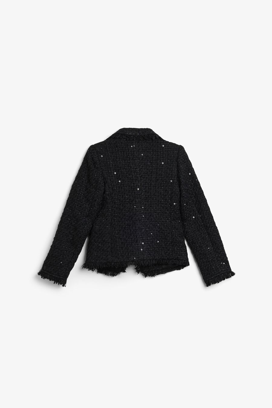 AVA BOUCLE BLAZER in colour Black