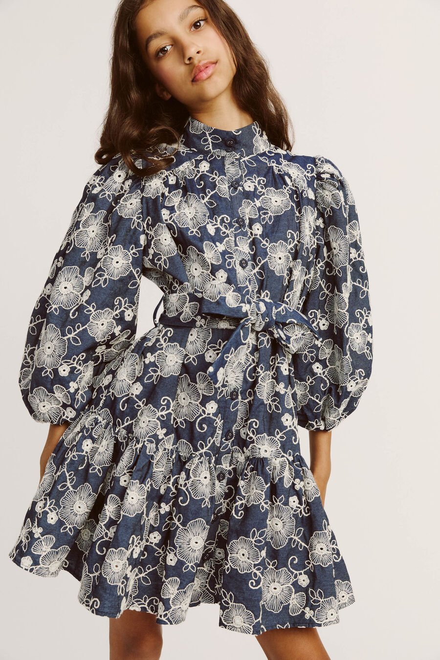 Girls Macey Mini Shirt Dress