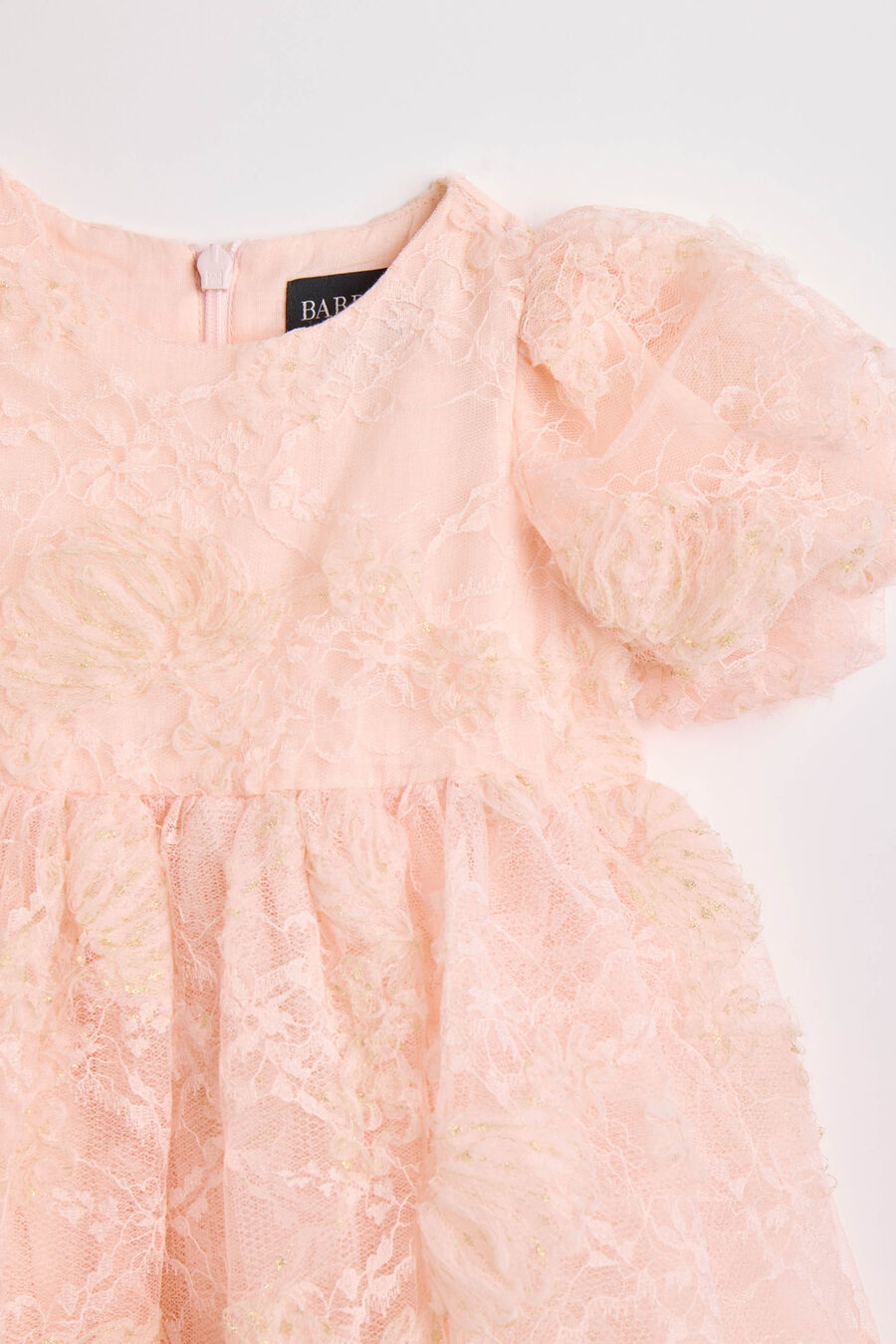 LINDA ROSETTE MINI DRESS in colour Soft Pink