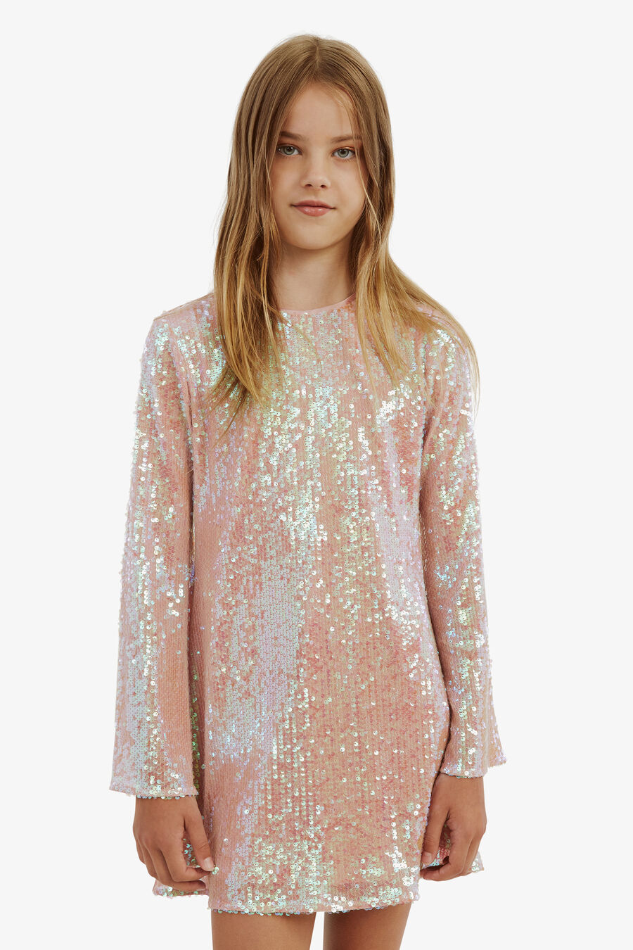 Girls Margot Sequin Dress