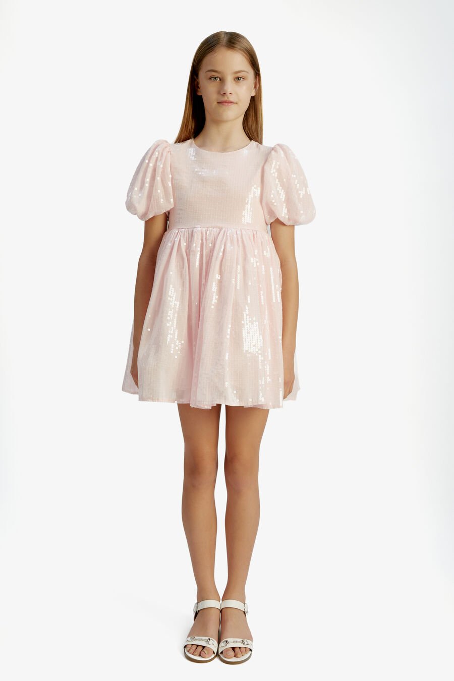 Girls Halina Sequin Mini Dress