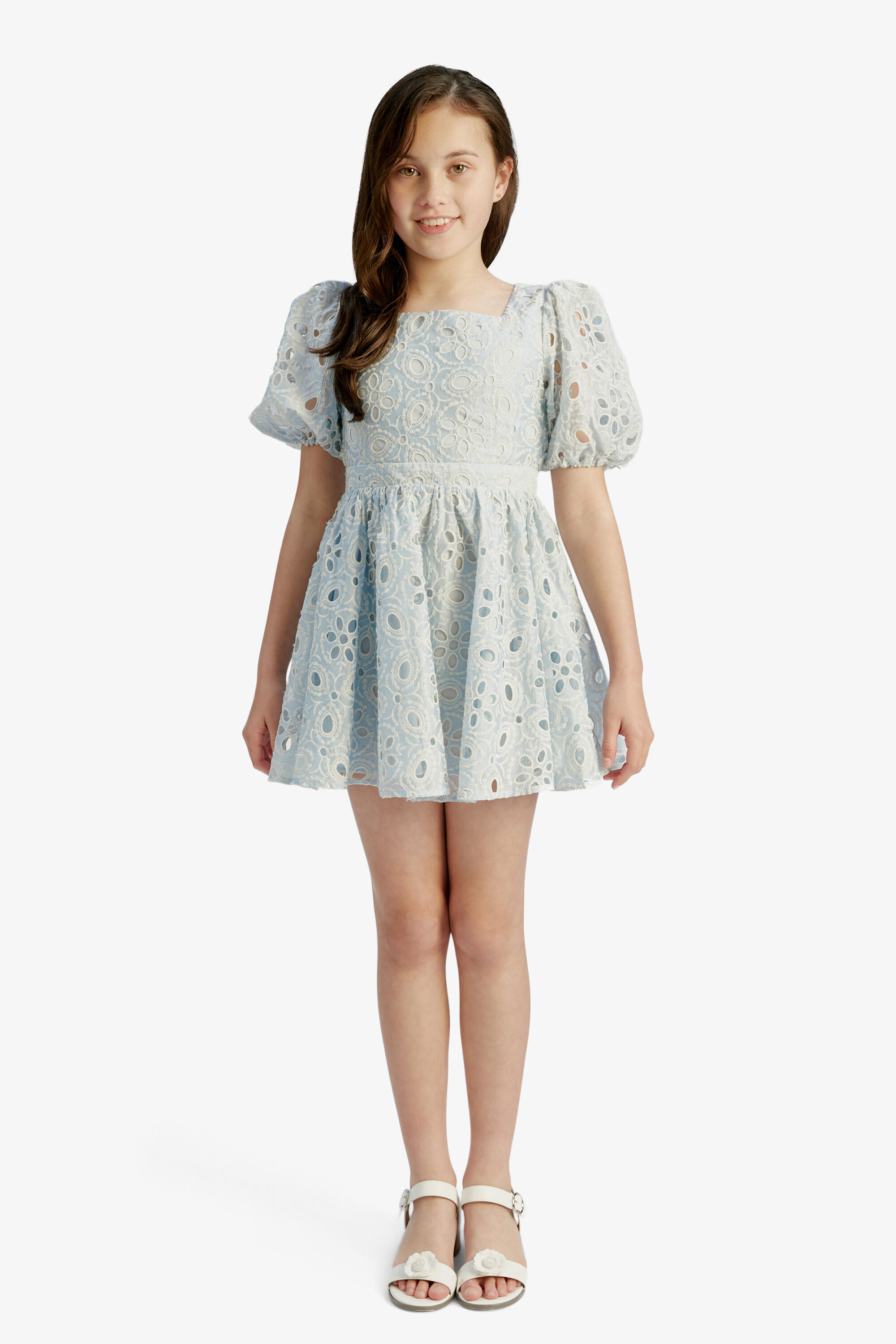 GIRLS AND TEEN DRESSES IN GREY BARDOT JUNIOR