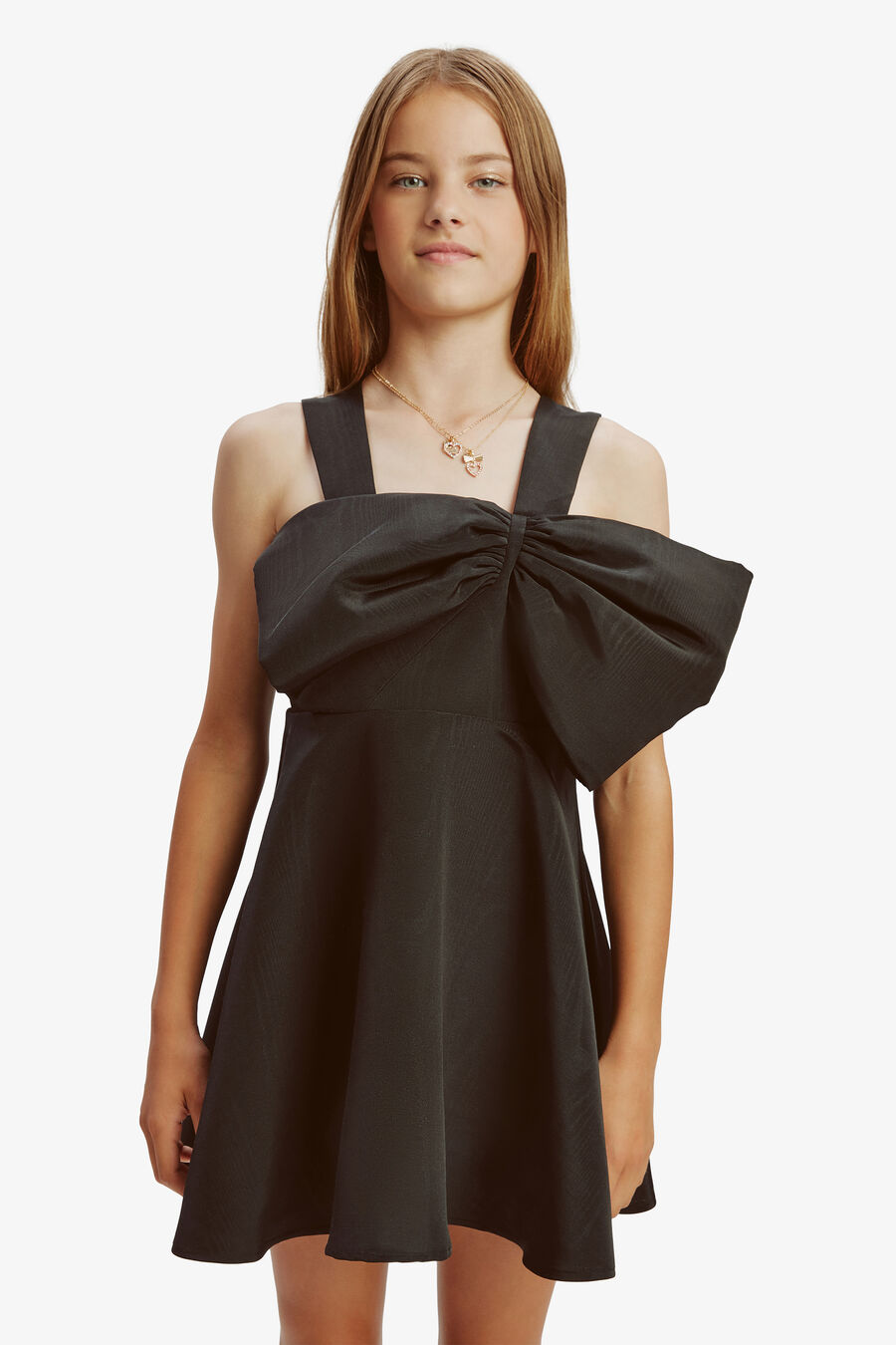 Girls Stefania Mini Bow Dress