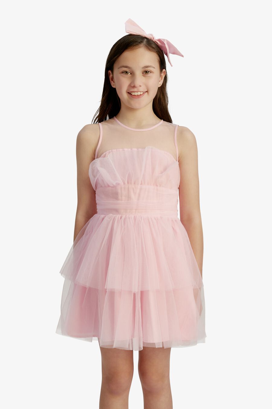 Girls Fallon Tulle Mini Dress