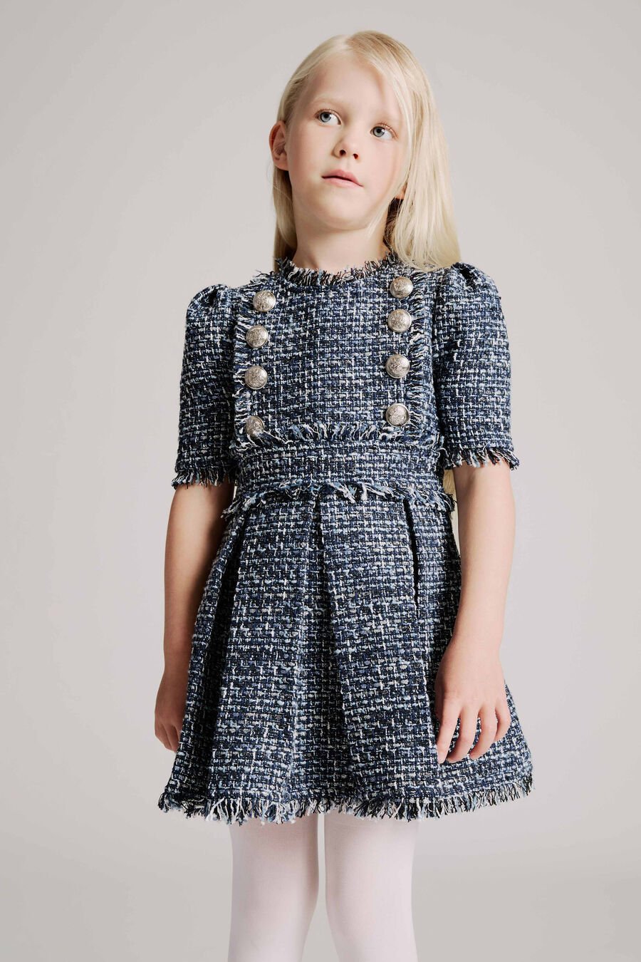 Girls Elle Boucle Dress