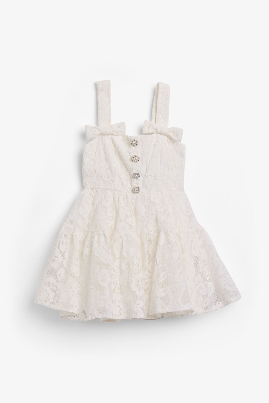 Girls Ava Lace Mini Dress