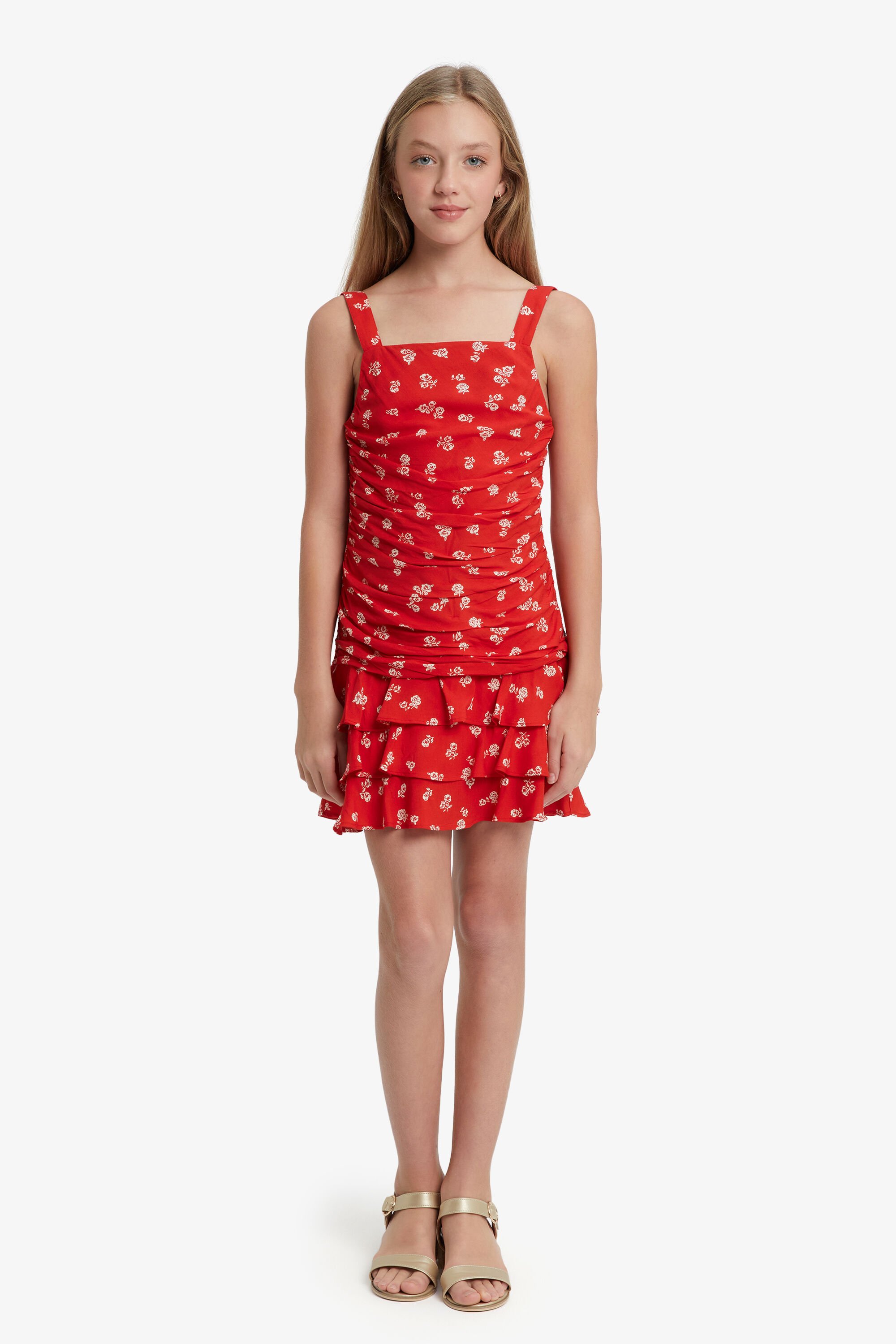Casual floral dresses for juniors hot sale