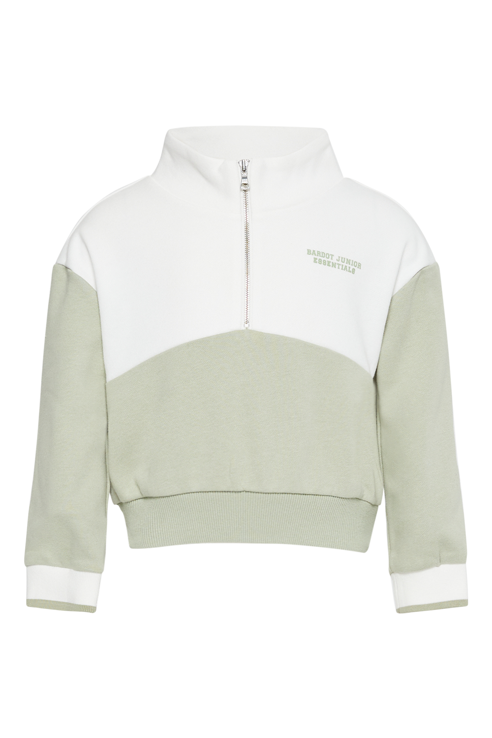 BABY SPLICED SWEAT TOP in colour VINTAGE KHAKI