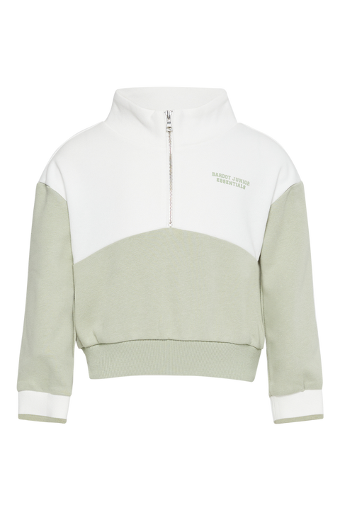 BABY SPLICED SWEAT TOP in colour VINTAGE KHAKI