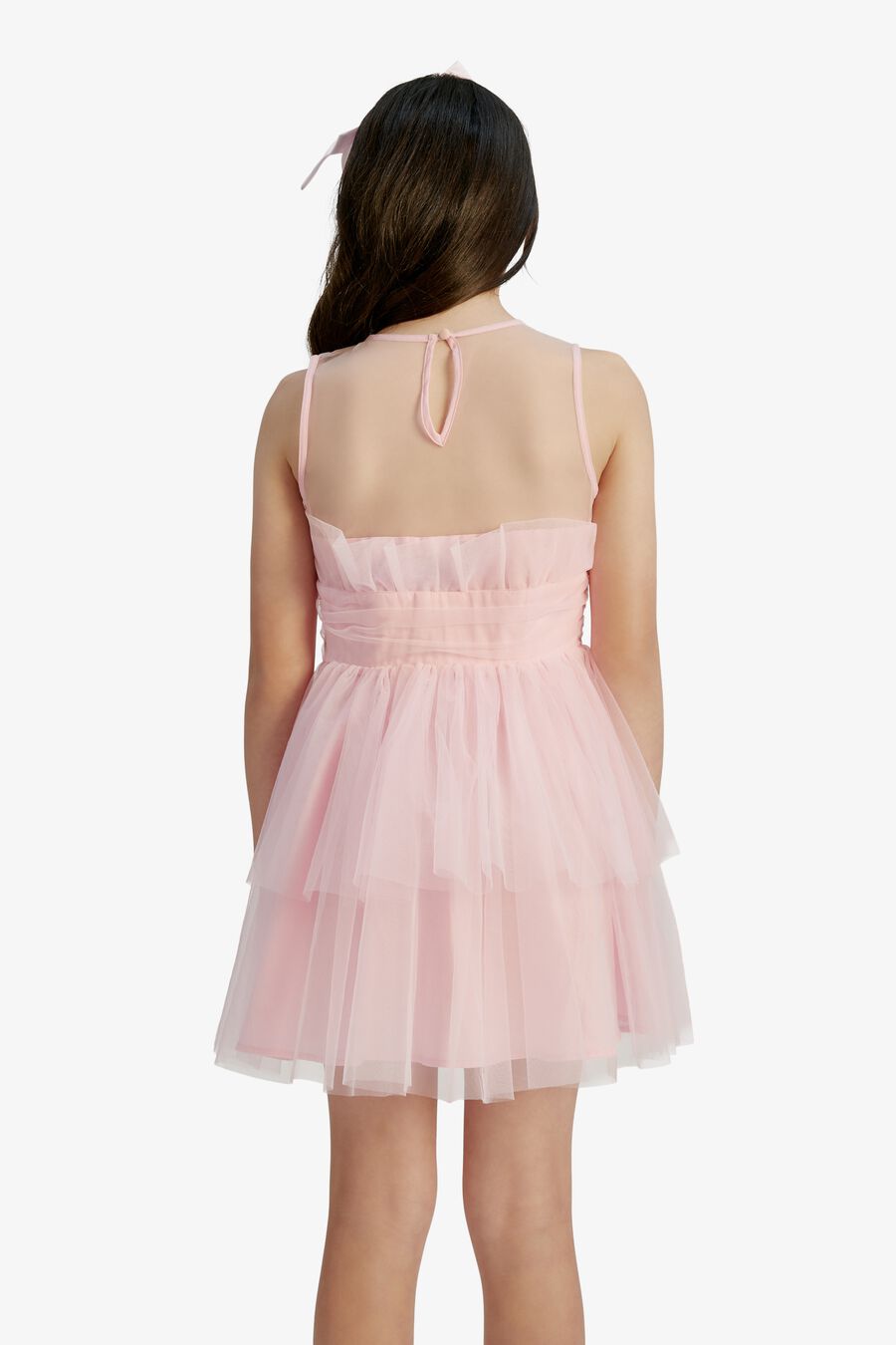 Girls Fallon Tulle Mini Dress
