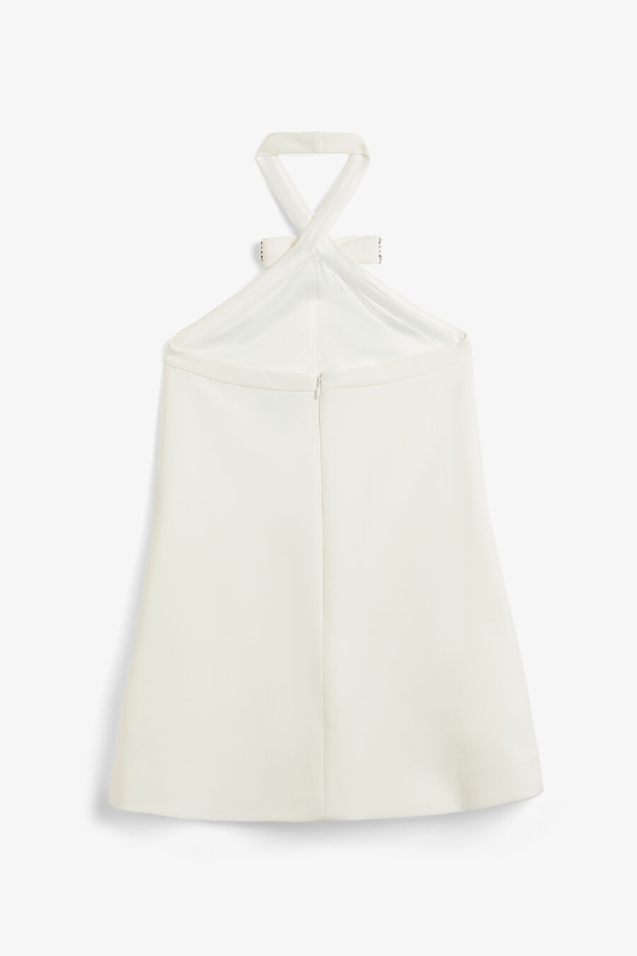 TIFFANY DIAMANTE MINI DRESS in colour Orchid White