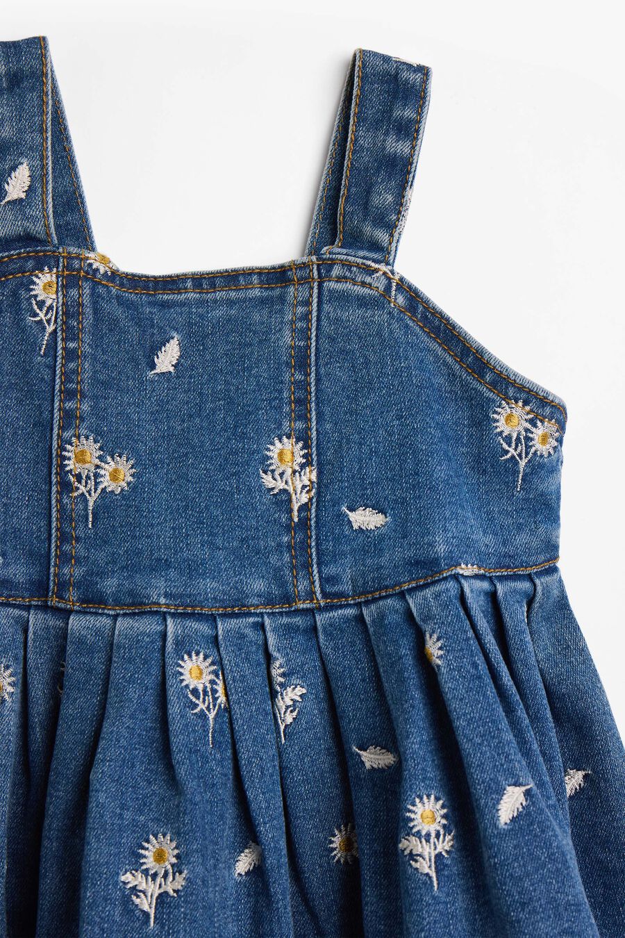 Baby Catalina Daisy Denim Dress