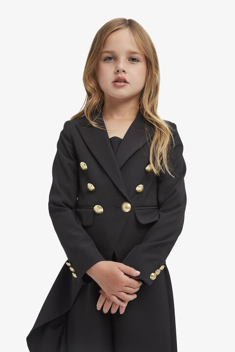 TRYSTA BLAZER in colour CAVIAR