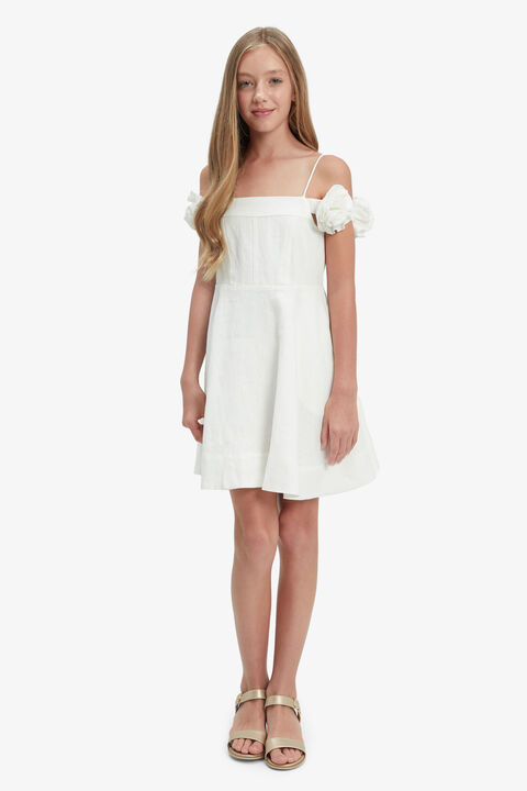SIGMA CORSET MINI DRESS in colour BRIGHT WHITE