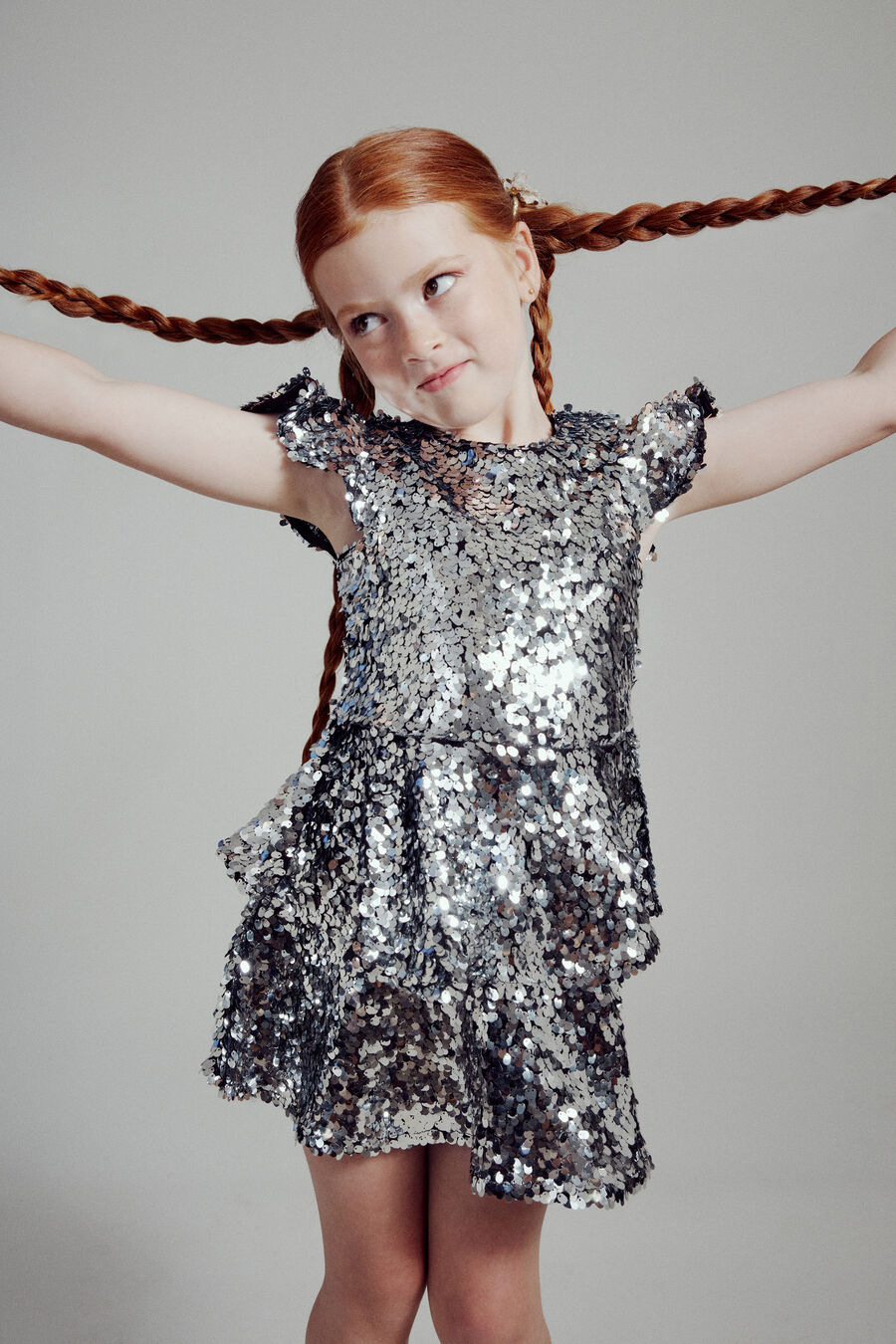 Girls Mindie Sequin Dress