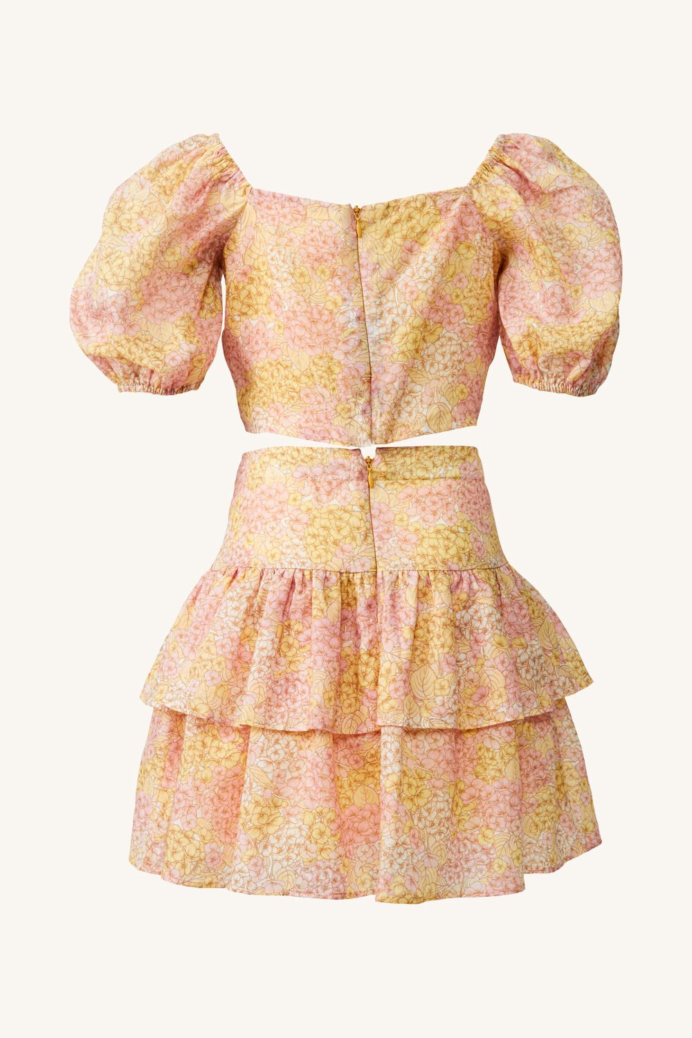 GIRLS AMEILA FLORAL SKIRT in colour EL N YELLOW
