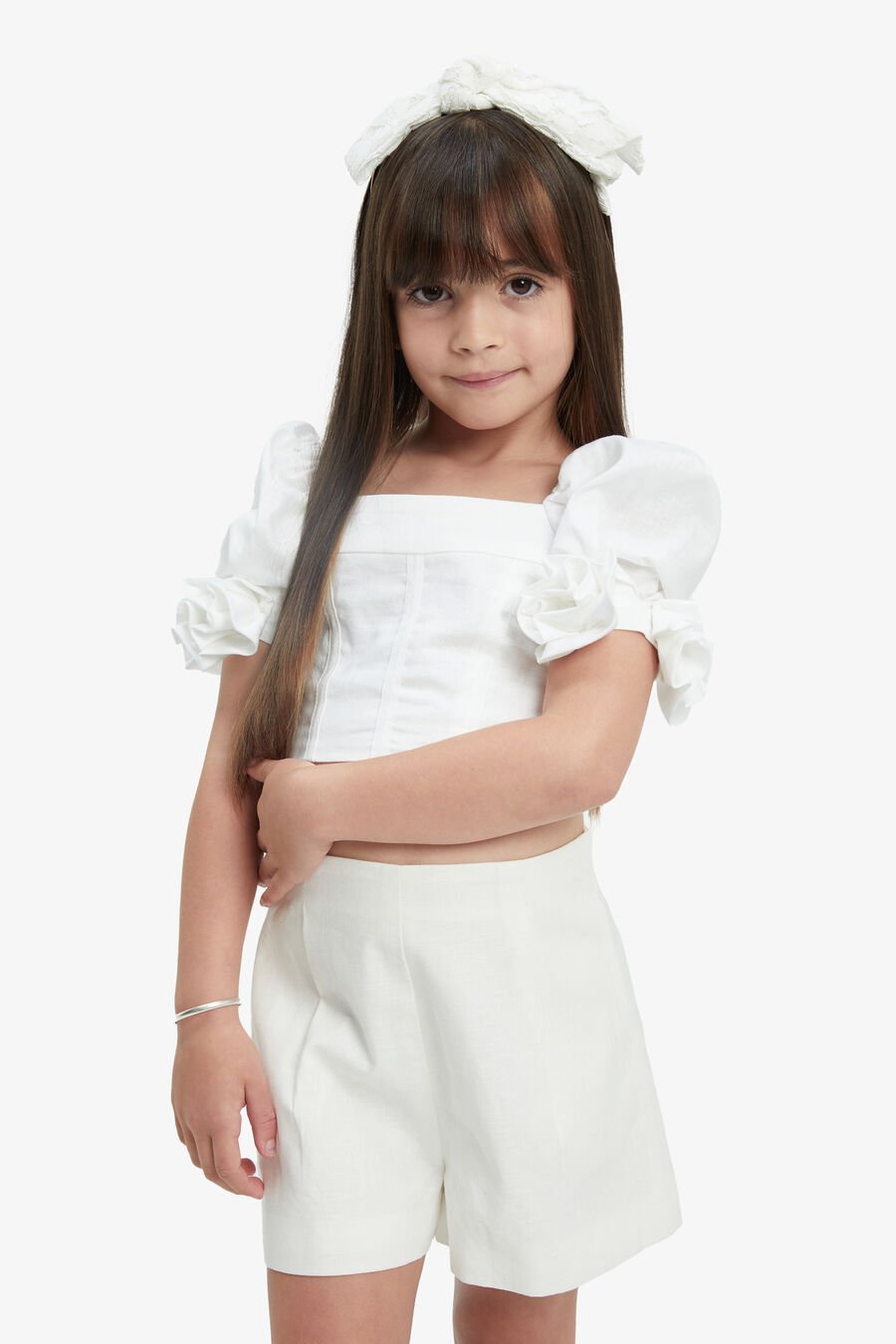 Girls Averill Linen Short