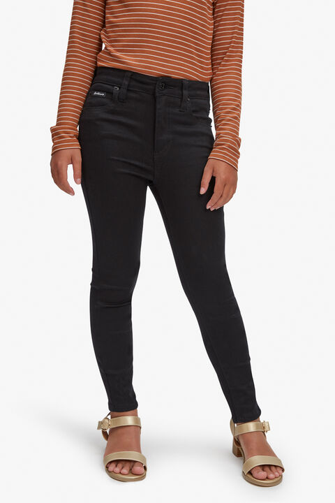 Girls SIENNA SUPER HIGH JEAN in colour JET BLACK