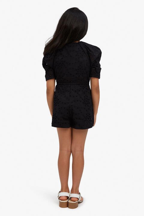 GIRLS THE PUFF PLAYSUIT  in colour CAVIAR