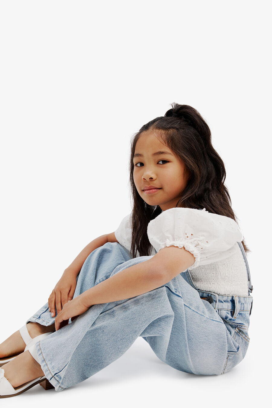 GIRLS IMOGEN WIDE LEG OVERALLS