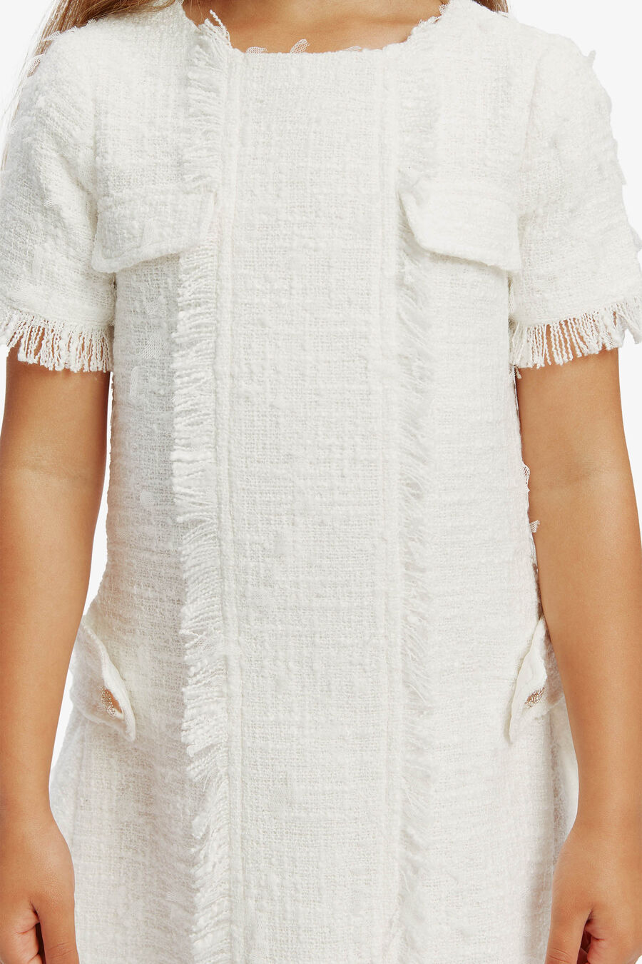 Girls Sutton Boucle Dress