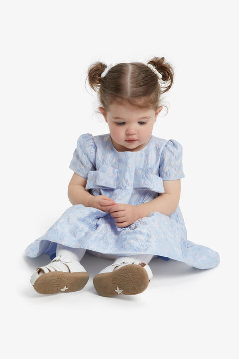 MEADOW BOW DRESS in colour BABY BLUE