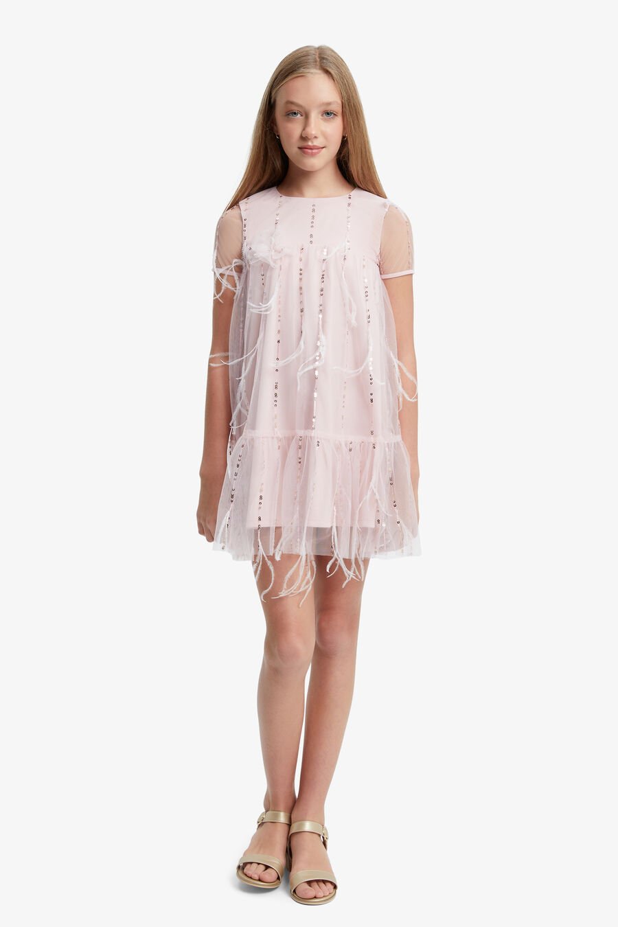 Girls Emarie Striped Dress