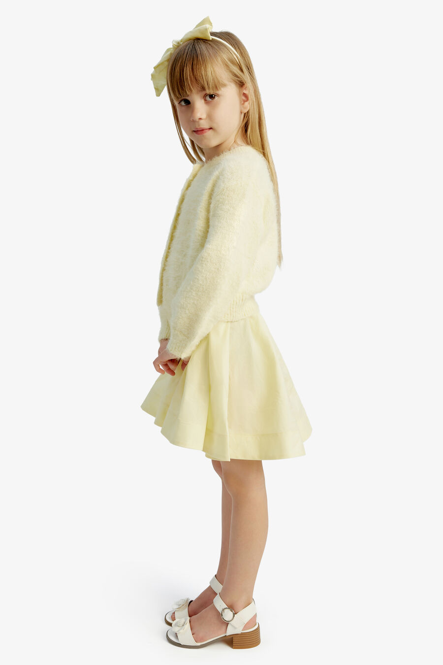 Girls Bell Sleeve Cardi