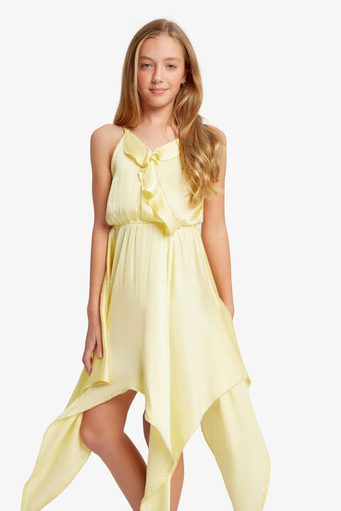 DIVYA HANKY DRESS in colour LIMELIGHT