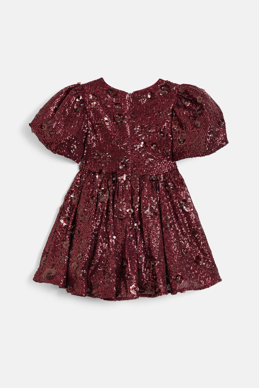 Girls Isabel Flower Sequin Dress