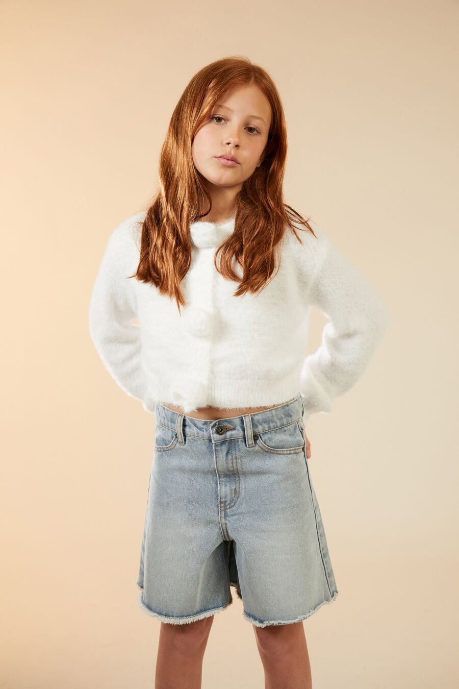 GIRLS EVIE DENIM SHORT