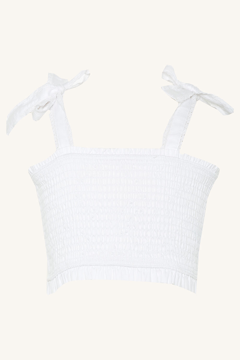 Girls NIA TOP in colour BRIGHT WHITE