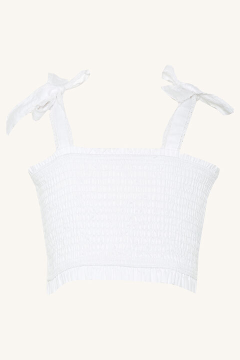 Girls NIA TOP in colour BRIGHT WHITE