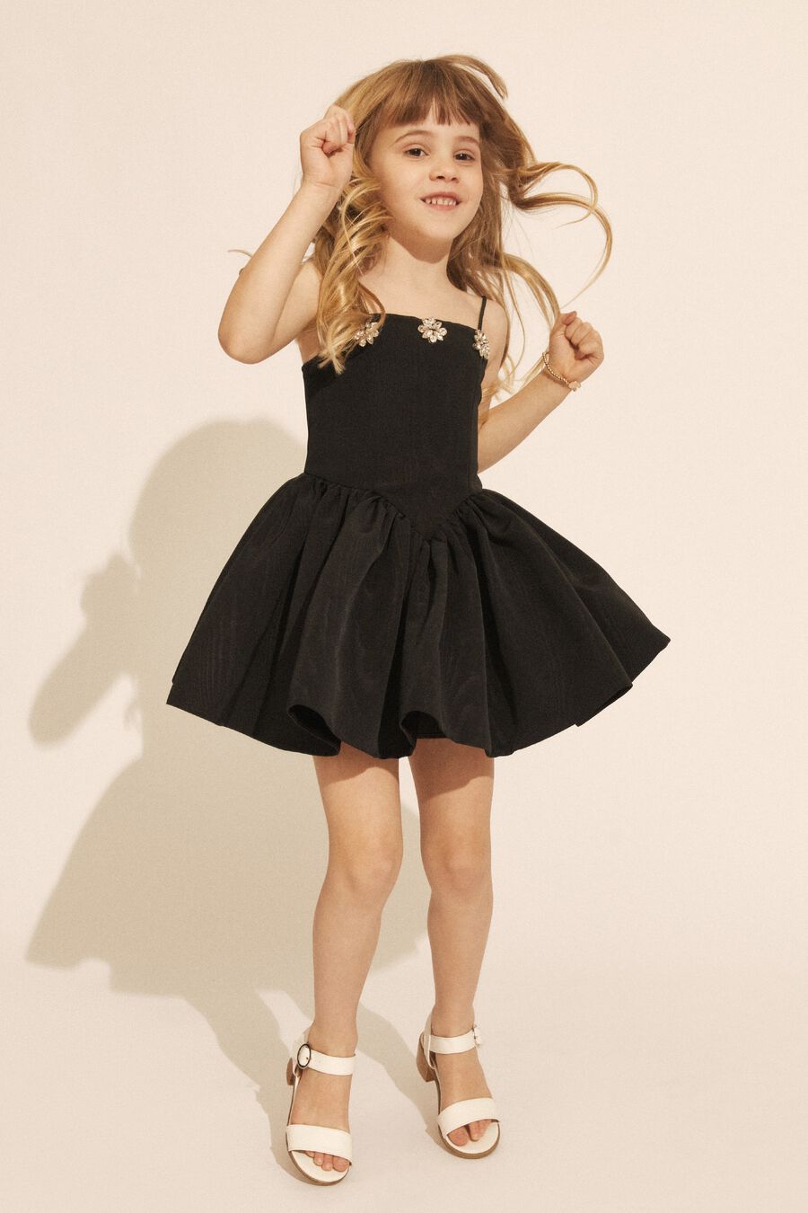EDEN MINI DRESS in colour BLACK