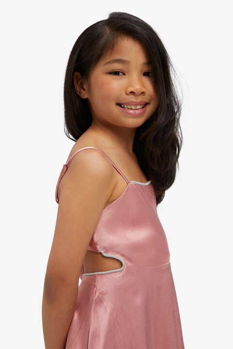 GIRLS MILENA HANKY DRESS in colour VANILLA CREAM
