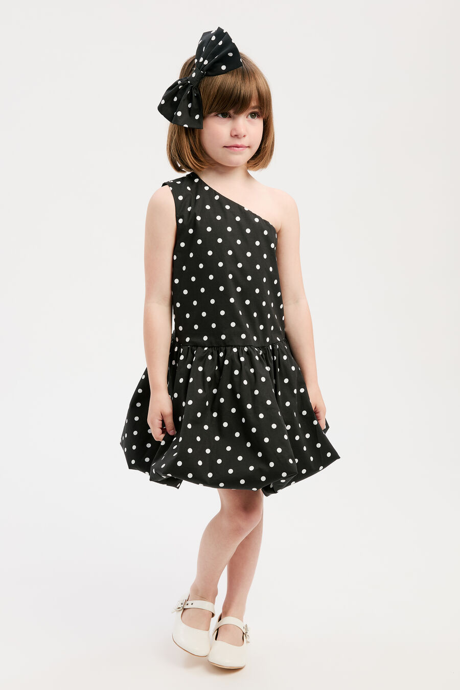 Girls Alice Polka Dot Bubble Dress