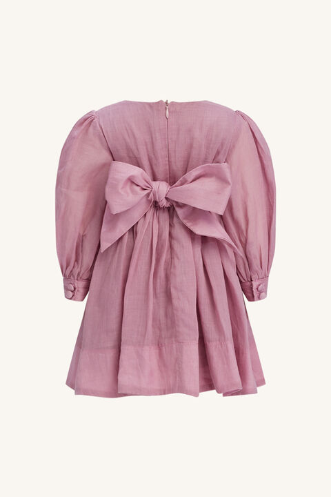 BABY GIRL LETICIA MINI DRESS in colour VANILLA CREAM