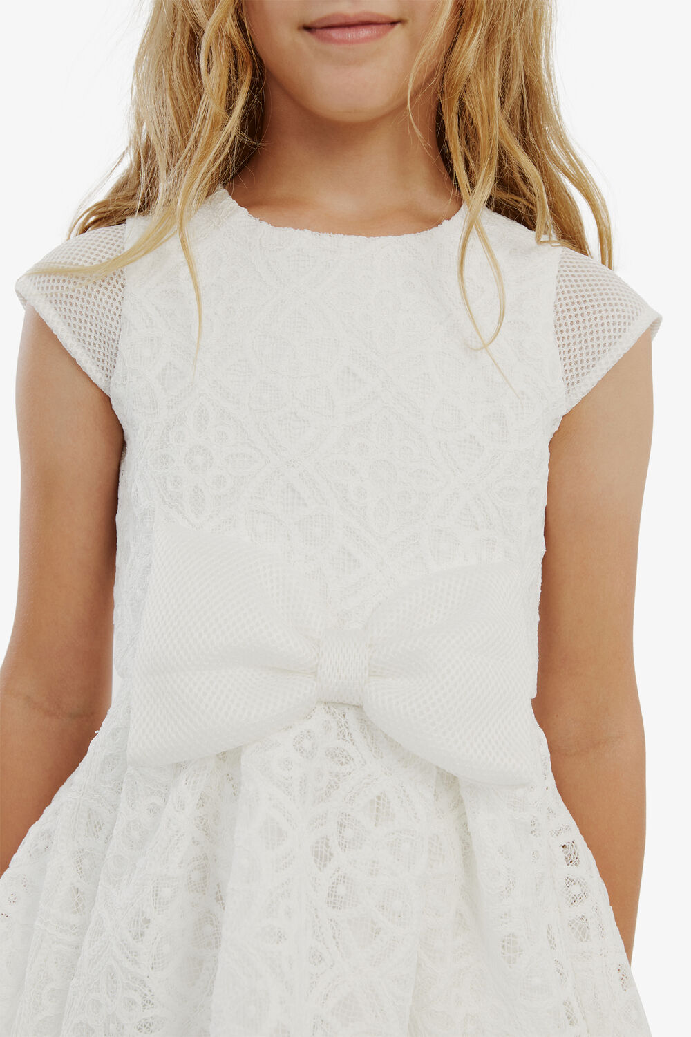 AVA STARLET DRESS in colour SNOW WHITE
