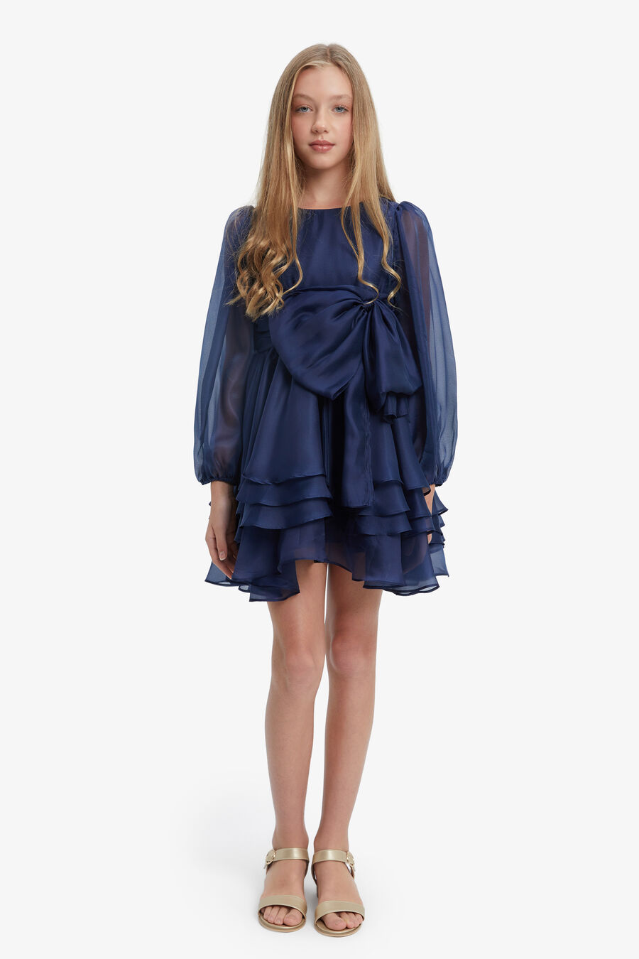 Girls Enya Organza Mini Dress