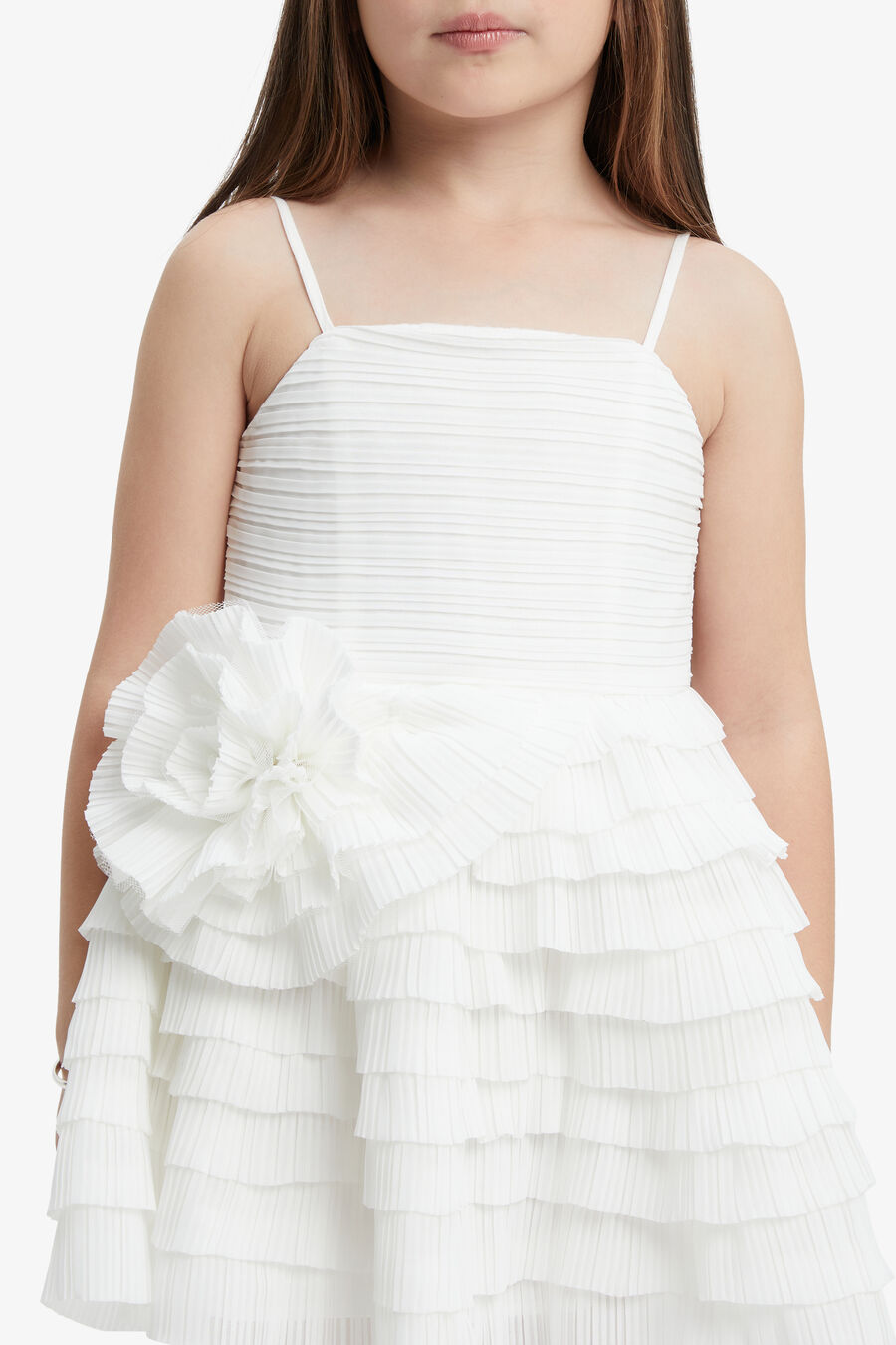 Girls Ginger Plisse Dress