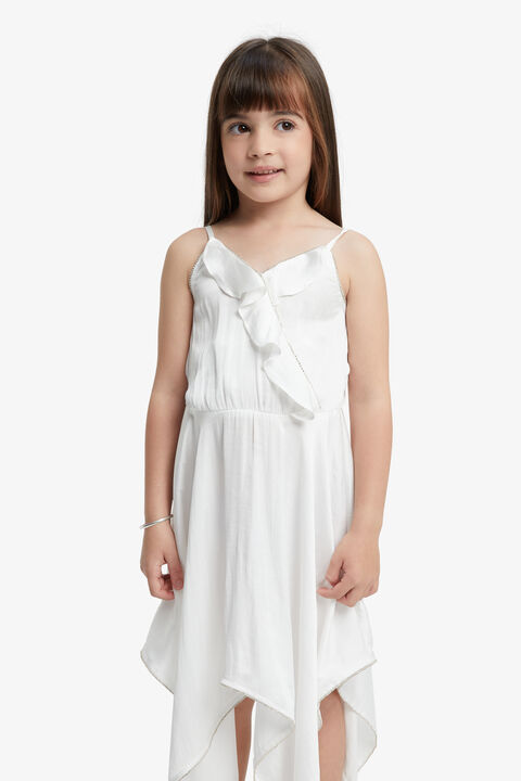 DIVYA HANKY DRESS in colour BRIGHT WHITE