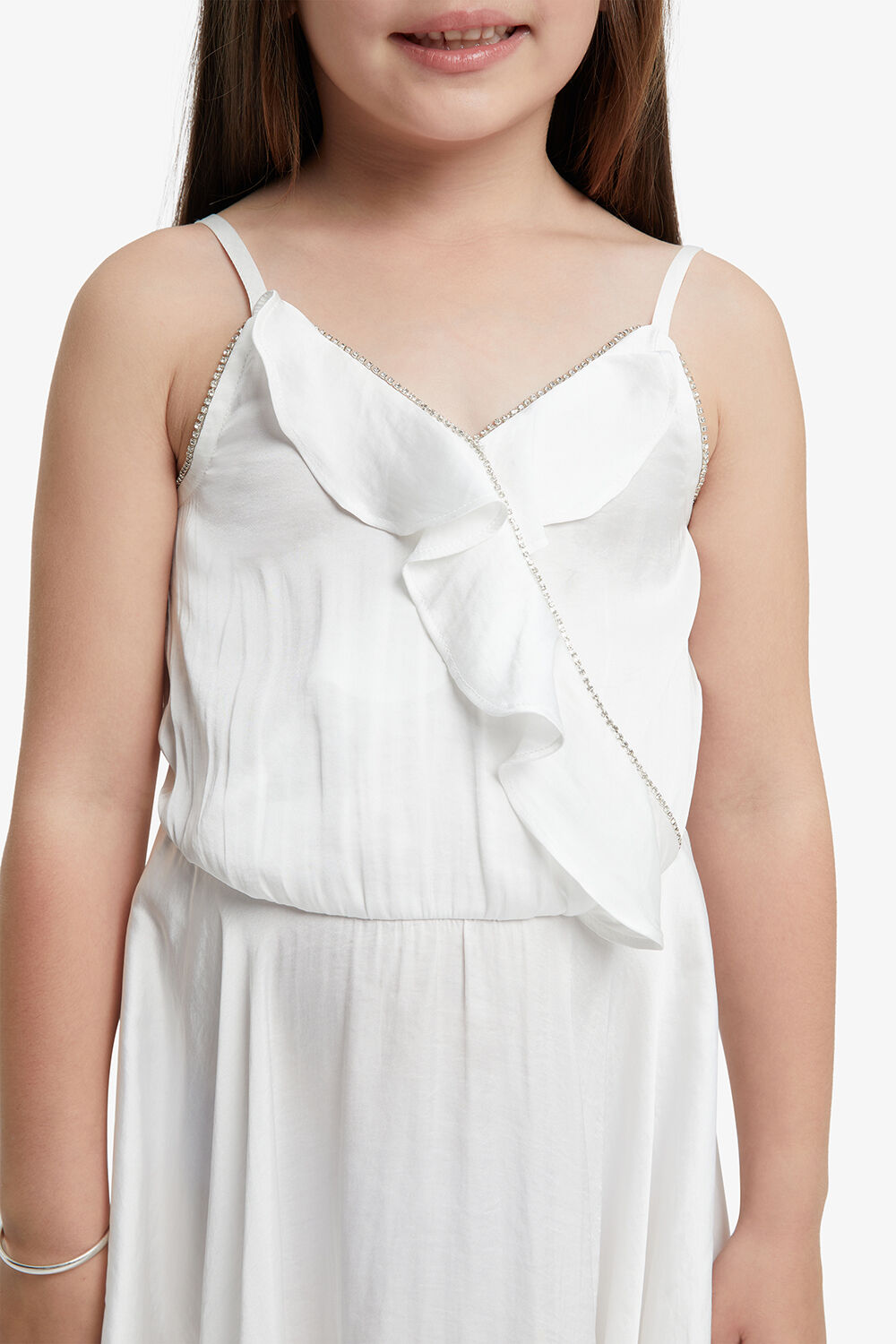 DIVYA HANKY DRESS in colour BRIGHT WHITE