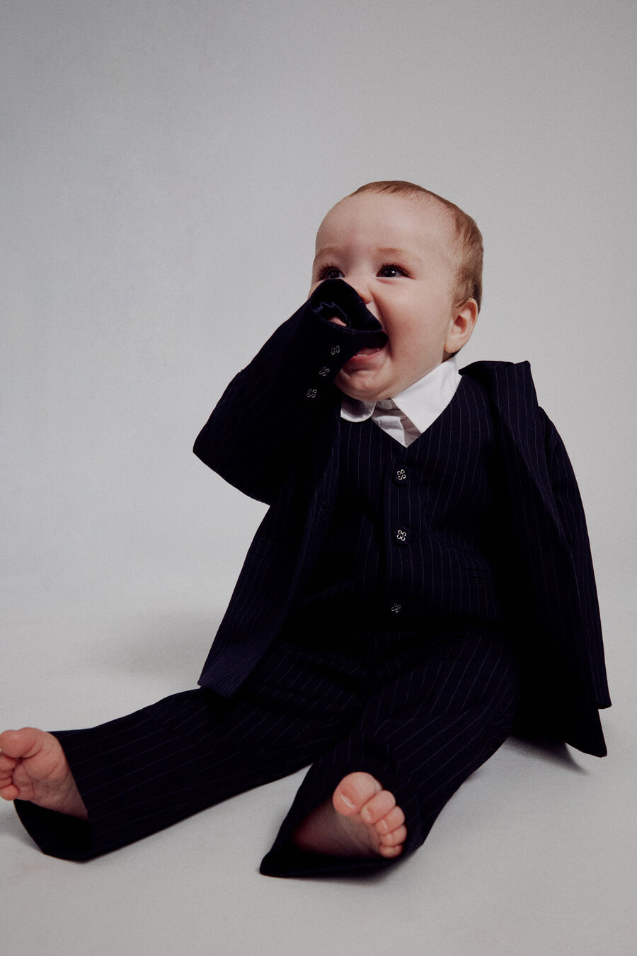 Baby Boy Charles Pin Striped Pant