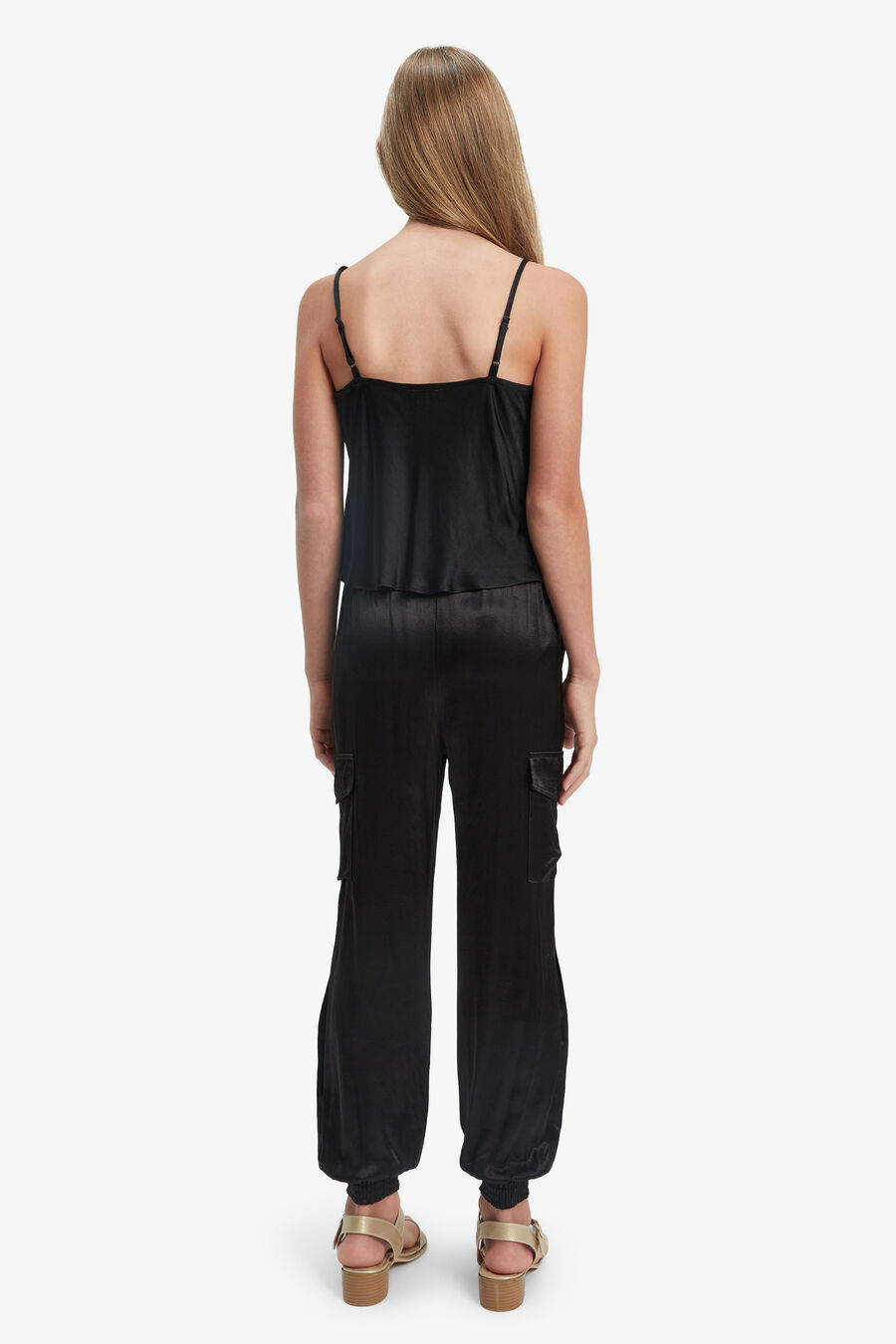 CORA CARGO PANT in colour BLACK