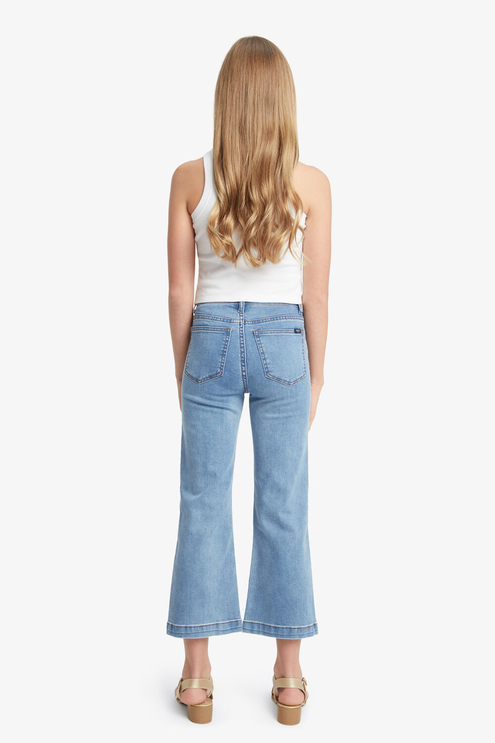 LORA WIDE LEG JEAN in colour TRUE NAVY