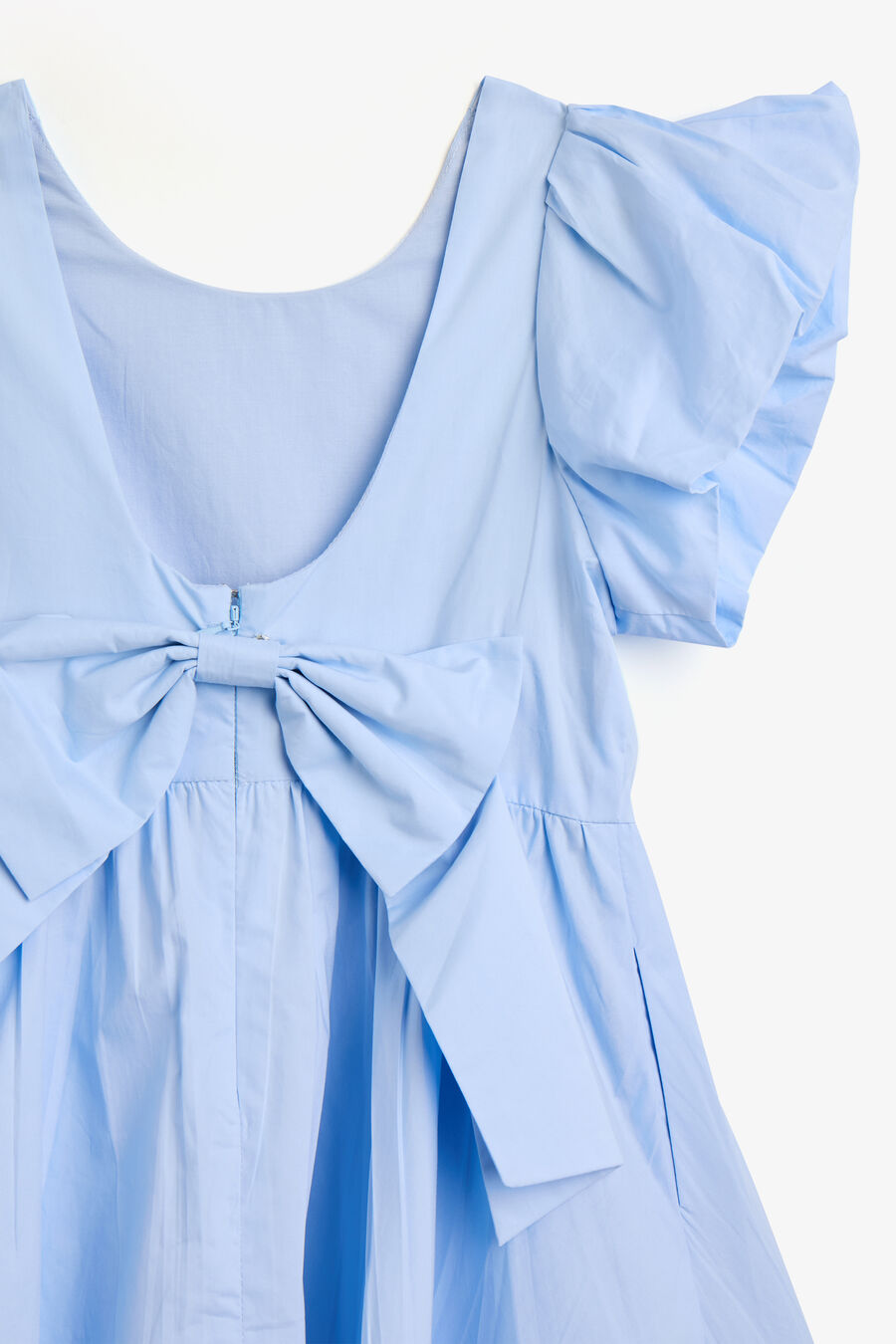 LANAI POPLIN DRESS in colour BLUE