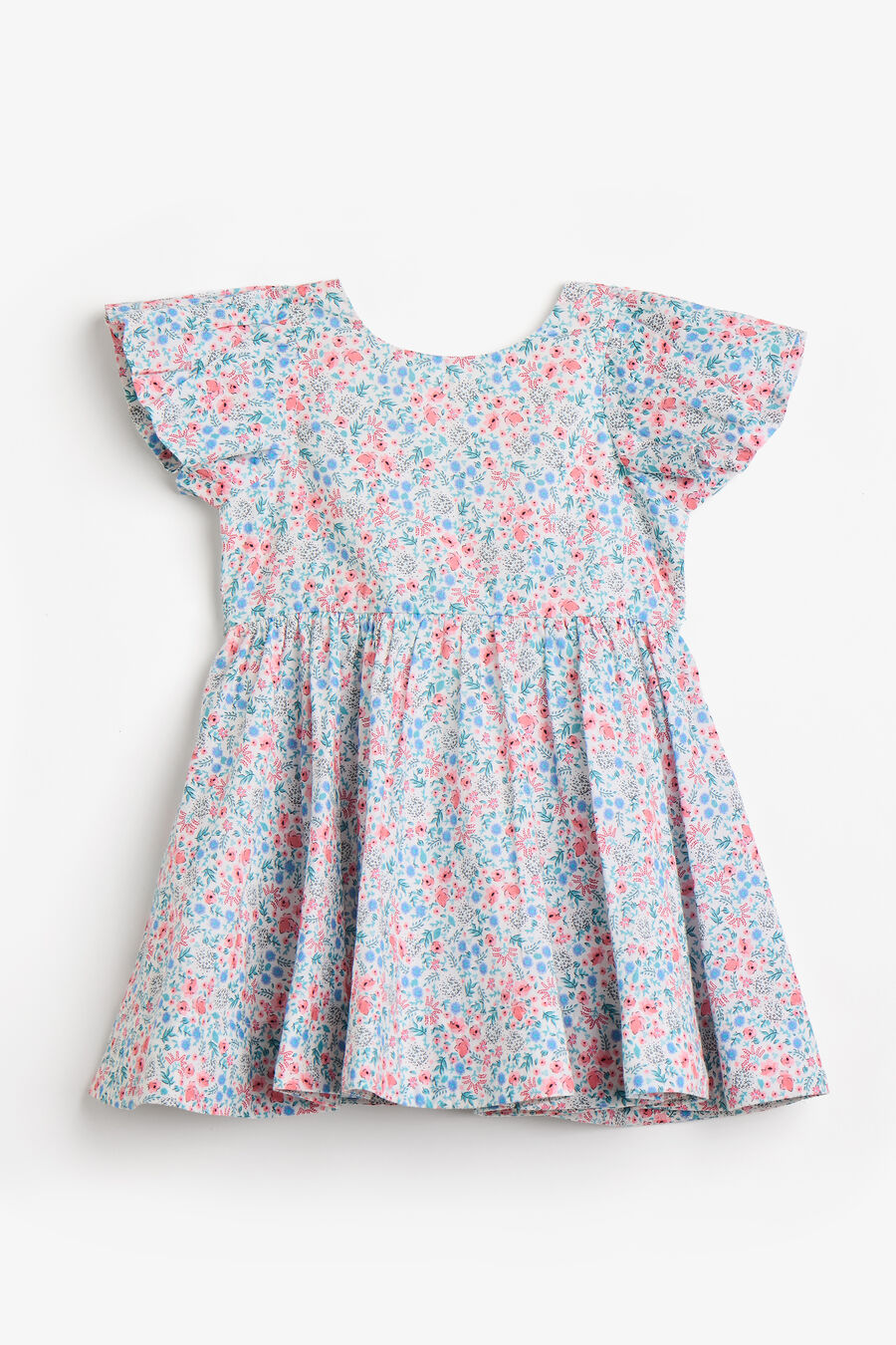 LANAI DRESS in colour Blue & Pink