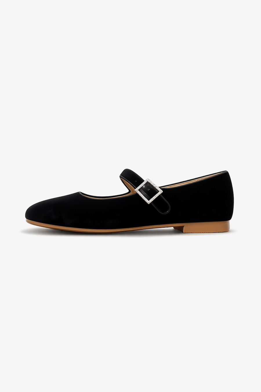 Girls Velvet Ballet Flat